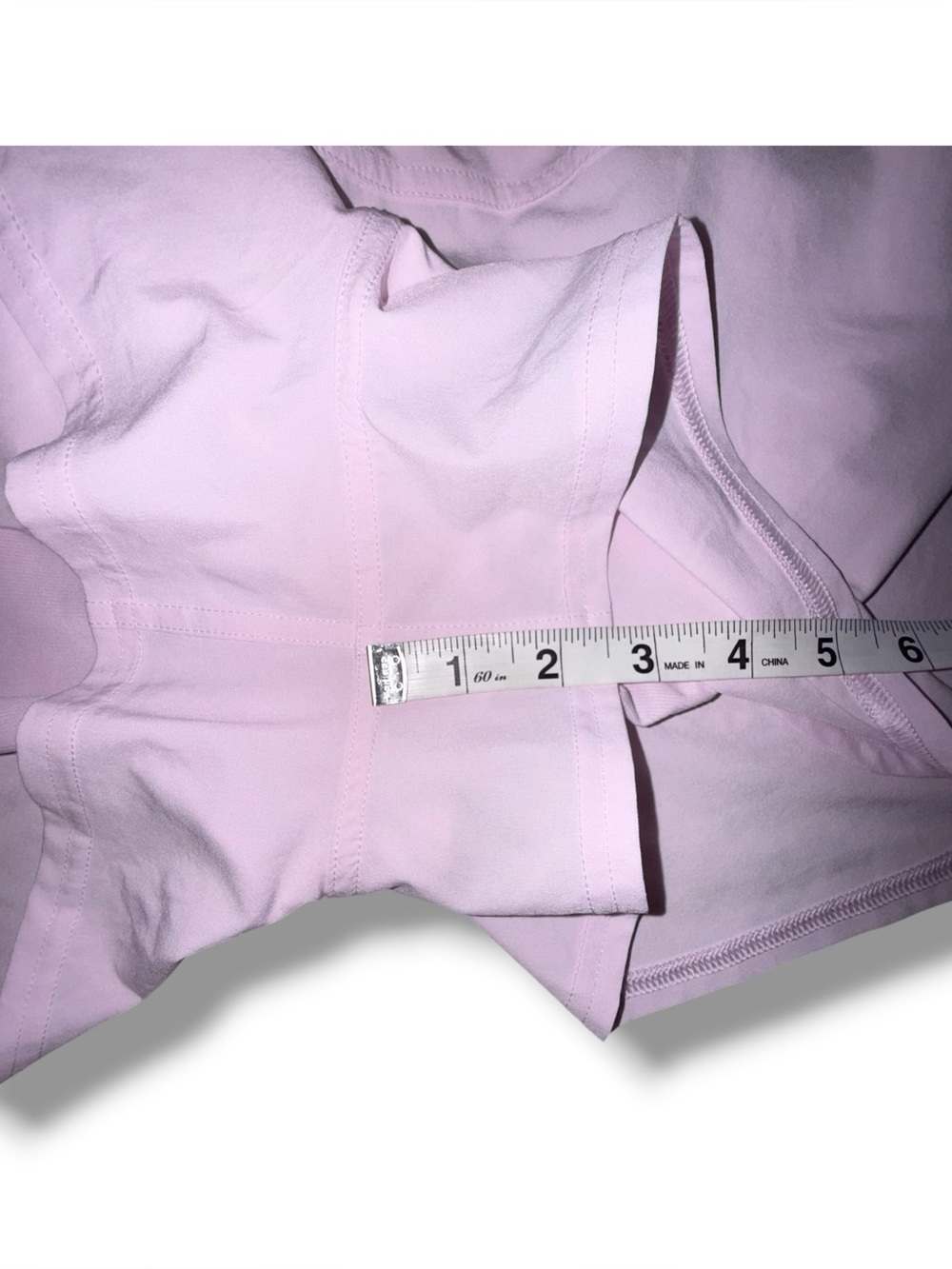 LULULEMON Pace Rival High-Rise Short 3" Pink Organza - Size 14 - Picture 5 of 8